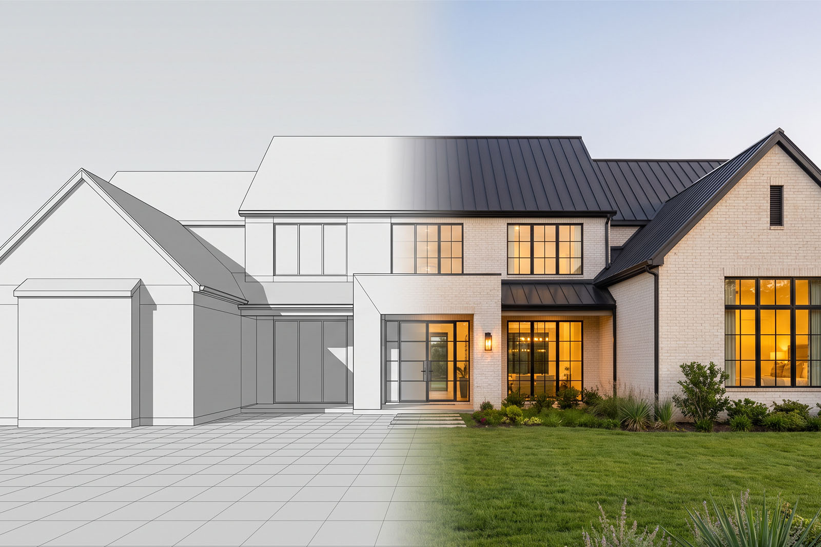 Mack Development custom home modeled in 3D before construction